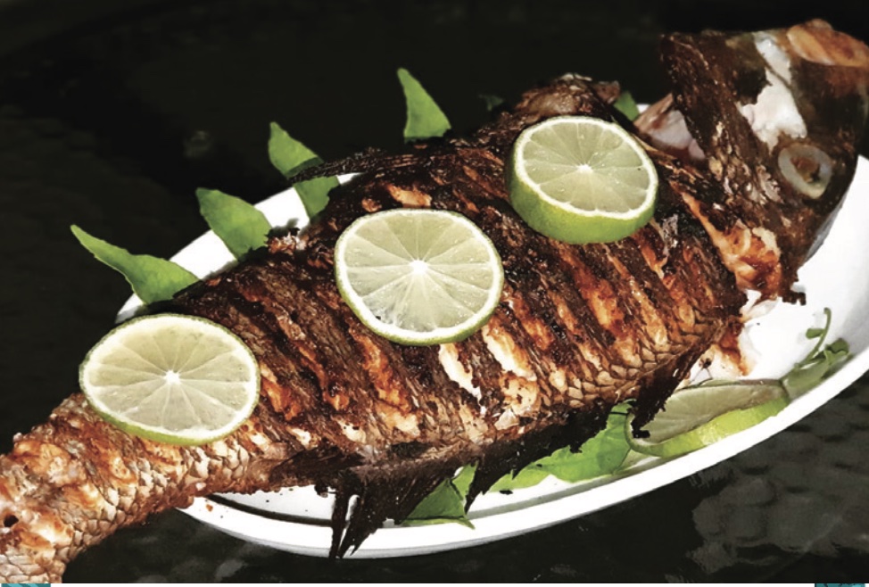 Bbq time: grill fish