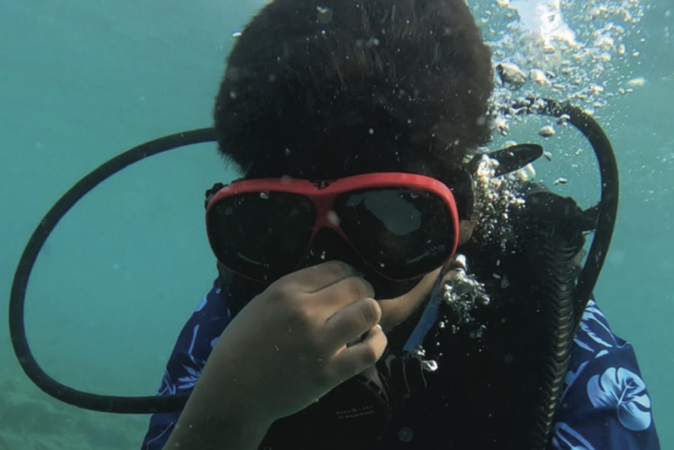 First splash of adventure